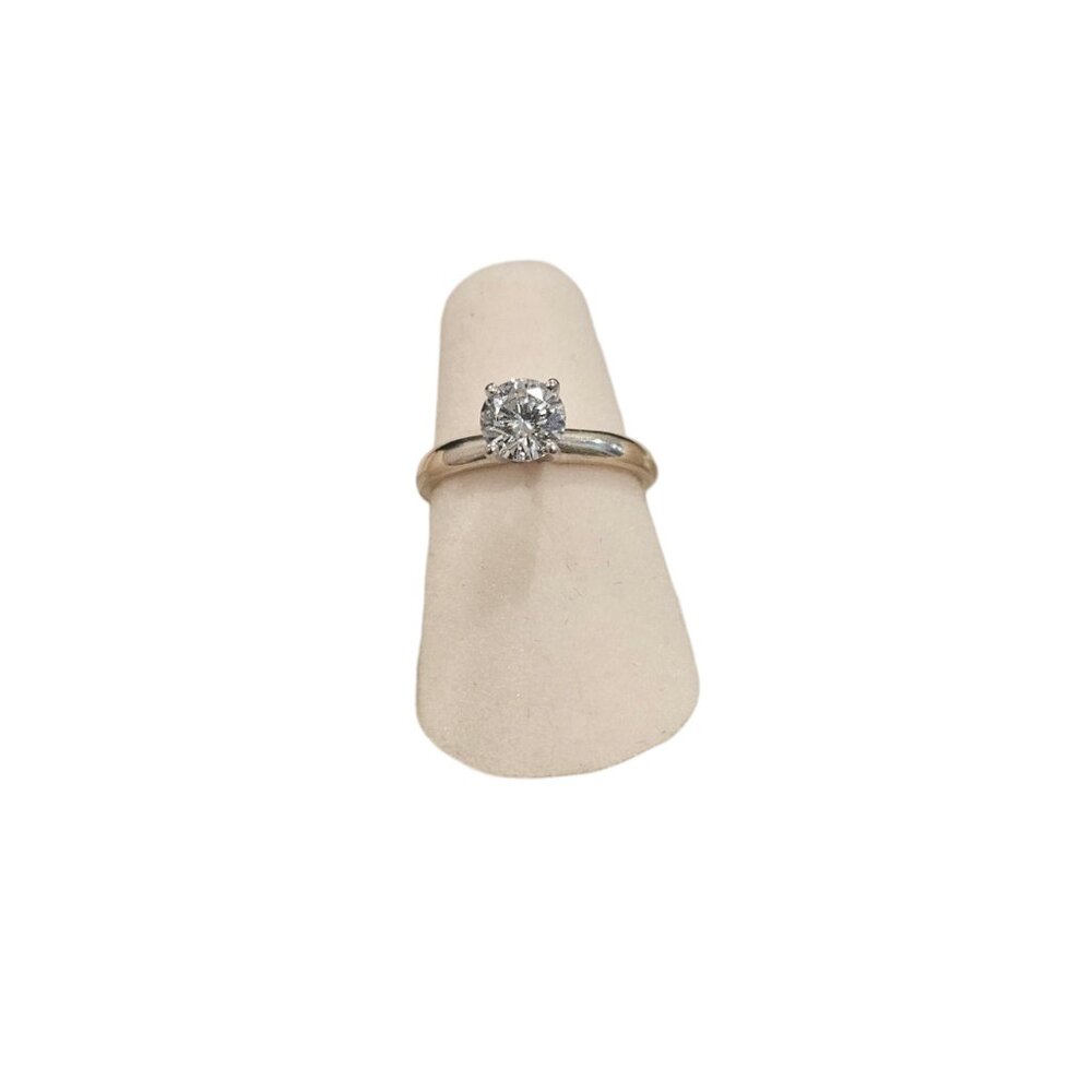 Leo Platinum 14K Solitaire .7ct Diamond Engagement Ring Retail At Over $5,900 - Picture 7 of 15